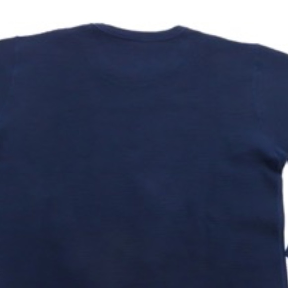 Momotaro Waffle Long Sleeve Navy - Picture 6 of 6